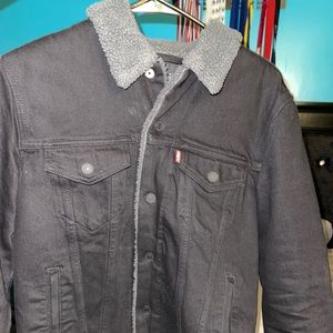 Levi Fur Jean Jacket